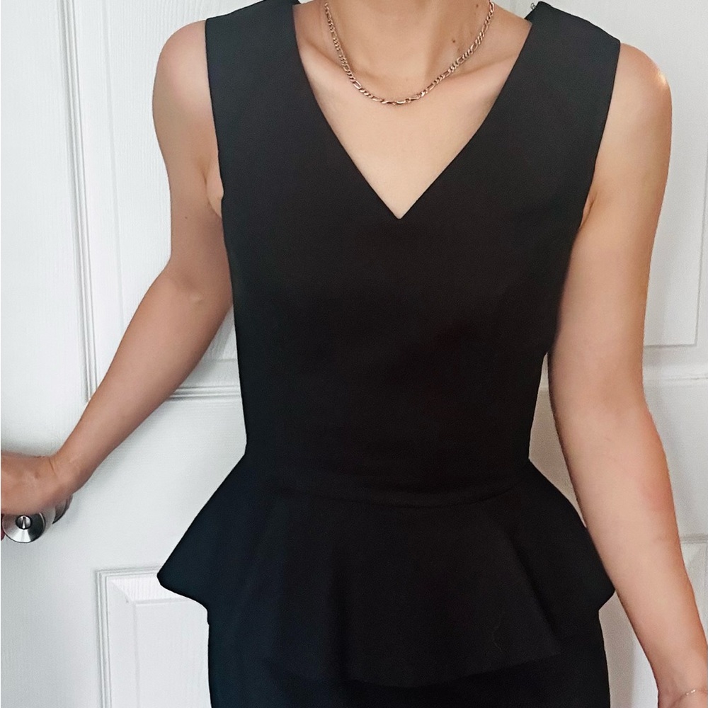 H&M Black Midi Dress